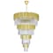 Cwi Lighting Deco 34 Light Down Chandelier With Medallion Gold Finish 1112P40-34-169 - alternate 4